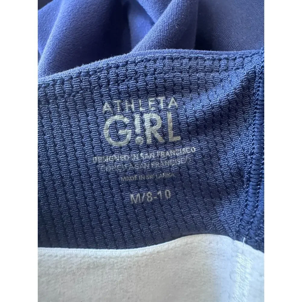 Athleta Girl Old Navy Size M 8-10 Cropped Tank Tops Sports Bra Lot of 3